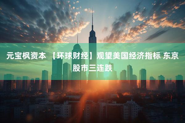 元宝枫资本 【环球财经】观望美国经济指标 东京股市三连跌