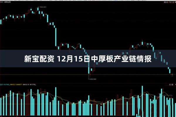 新宝配资 12月15日中厚板产业链情报